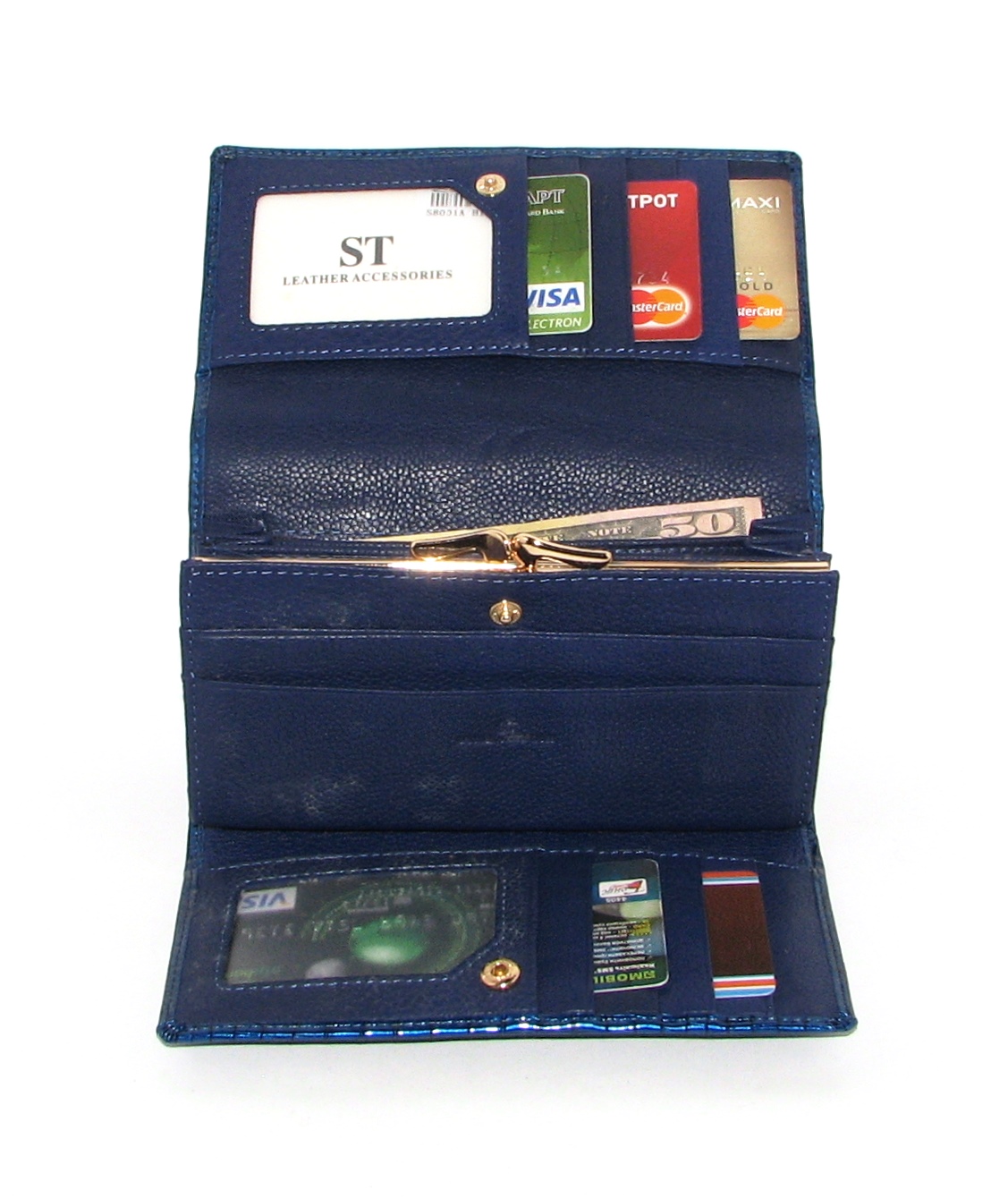 Кошелек женский ST S8001A Blue Кошелек женский ST S8001A Blue